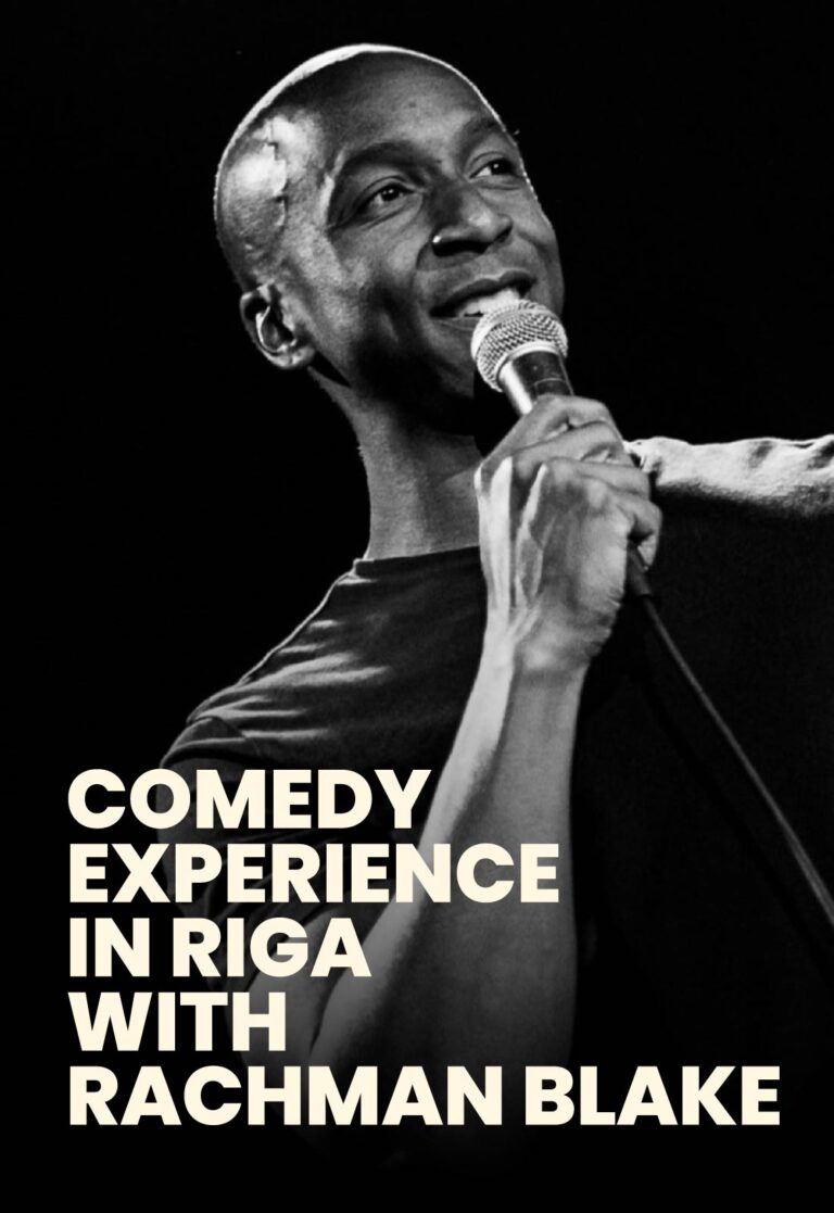 COMEDY EXPERIENCE RIGA WITH RACHMAN BLAKE