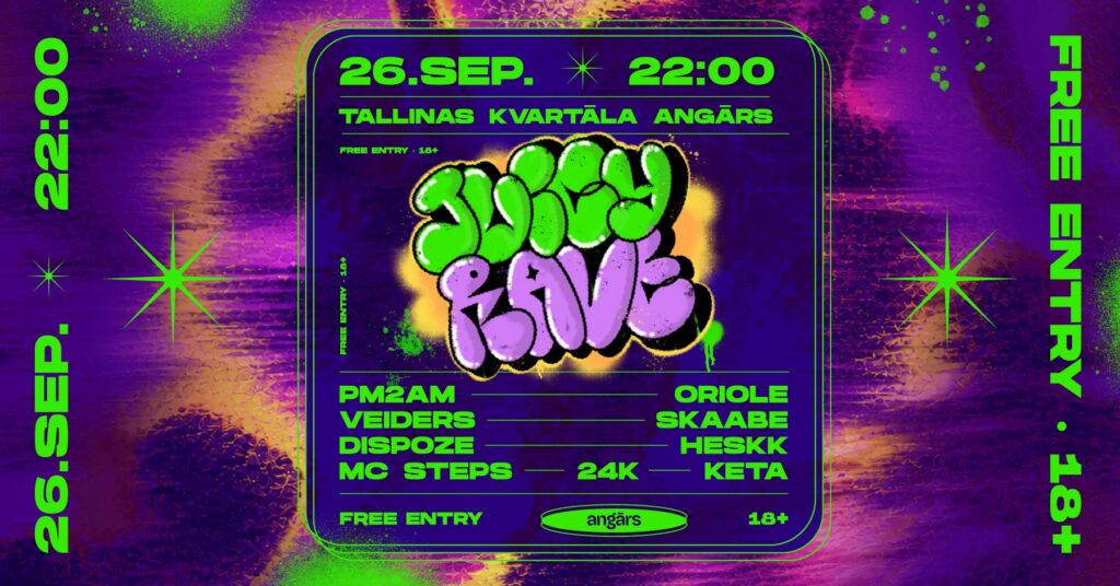 Juice Rave angārā